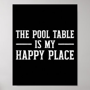 Poster Table de billard - Lecteur de billard