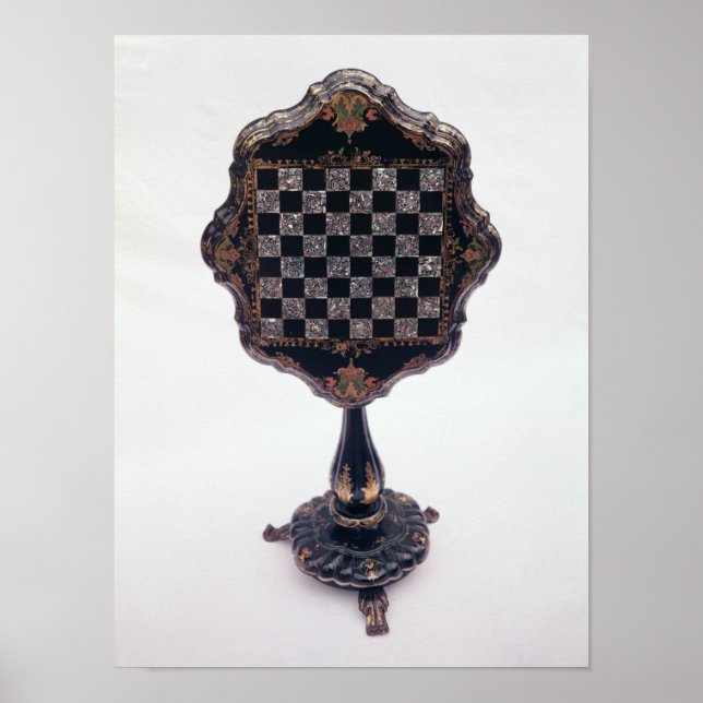 Poster Table de jeux, c.1850-60 (Devant)