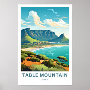 Poster Table Mountain Africa Imprimer