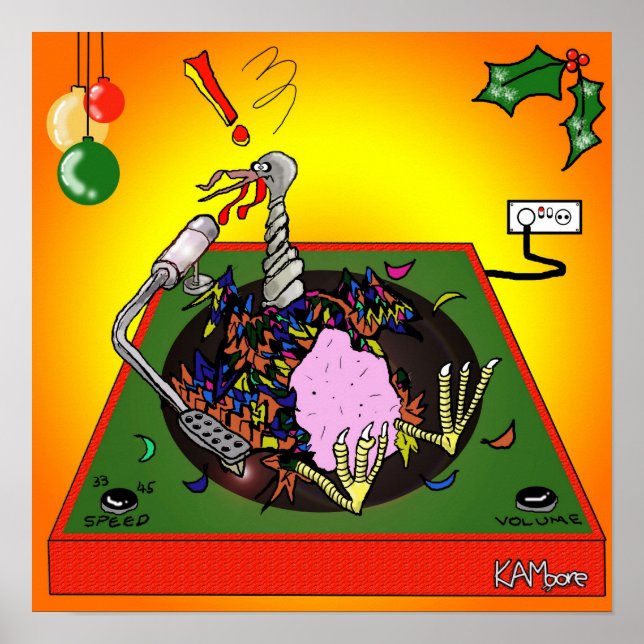 Poster "Table Turquie" - par Kev Moore (Devant)