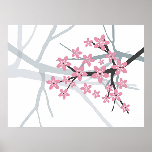 Poster Tableaux originaux Sakura Branch (Devant)