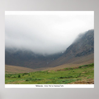 Poster Tablelands, Parc national du Gros Morne