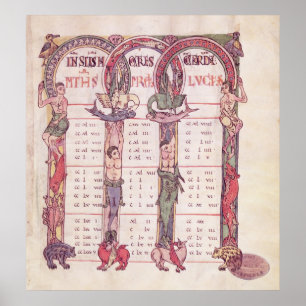 Poster Tables de Canon des évangélistes