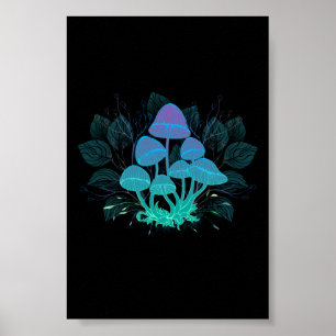 Poster Tabourets dans Bushes