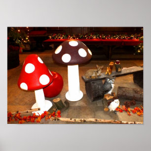 Poster Tabourets de Noël