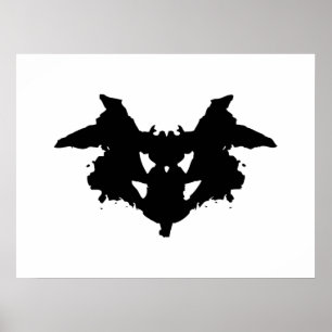 Poster Tache d'encre de Rorschach