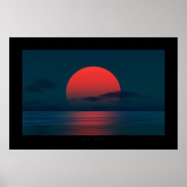 Poster tache rouge (Devant)