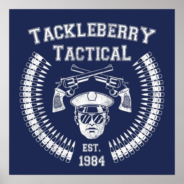 Poster Tackleberry tactique (Devant)