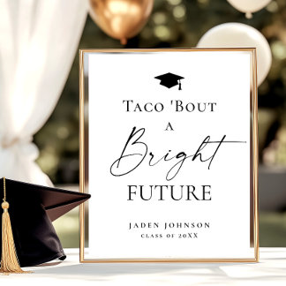 Poster Taco Bout est un futur brillant
