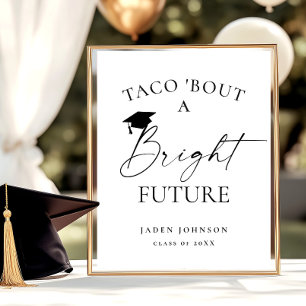 Poster Taco Bout est un futur brillant