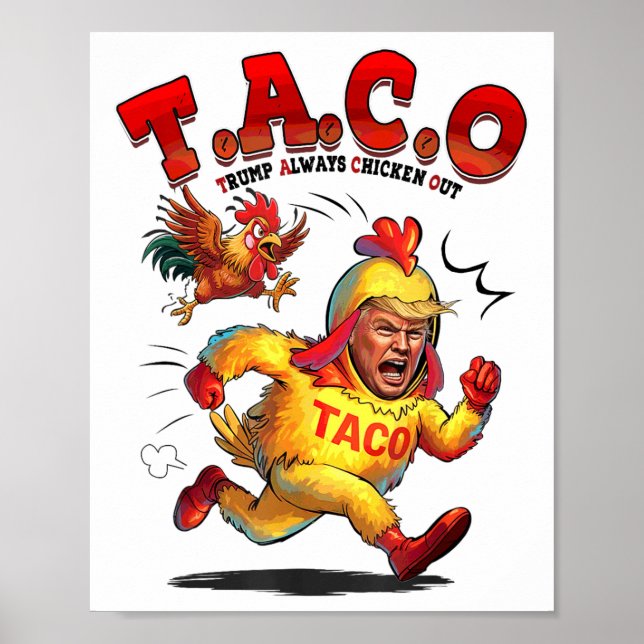 Poster Taco Trump Drôle Toujours Épouser Les Chemises Hom (Devant)