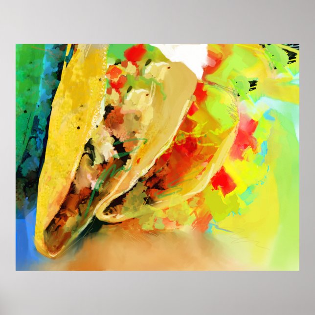 Poster Tacos (Devant)