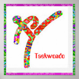 Poster TAEKWONDO - Hobby, Exercice, Sports