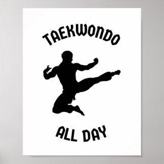 Poster Taekwondo toute la journée