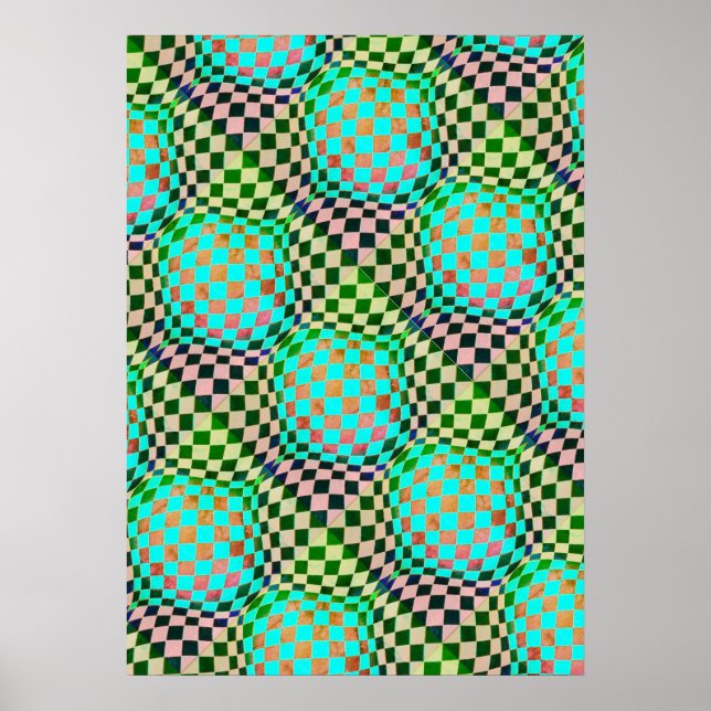 Poster Taffi Op Art Bubblegum (Devant)