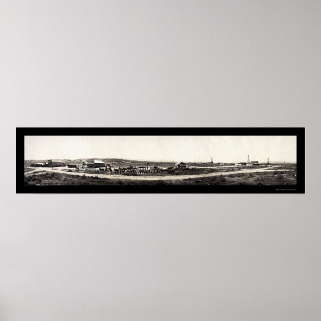 Poster Taft CA Oil Kern Photo 1910 (Devant)