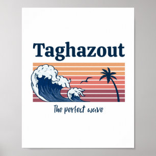Poster Taghazout beach morocco