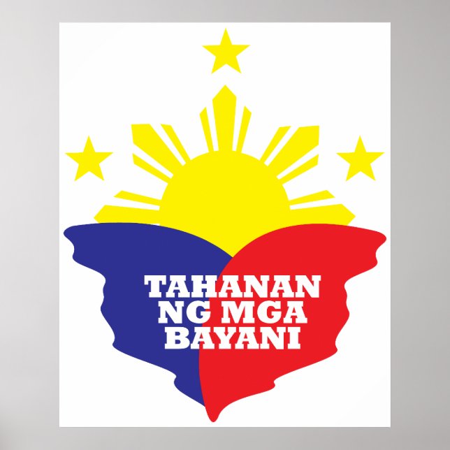 Poster Tahanan Ng Mga Bayani (Devant)