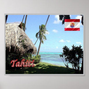 Poster Tahiti - French Polynesia -