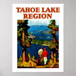 Poster Tahoe Lake