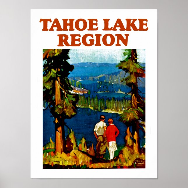 Poster Tahoe Lake (Devant)