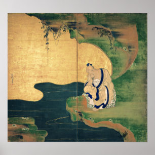 Poster Tai Gong Wang par Ogata Korin