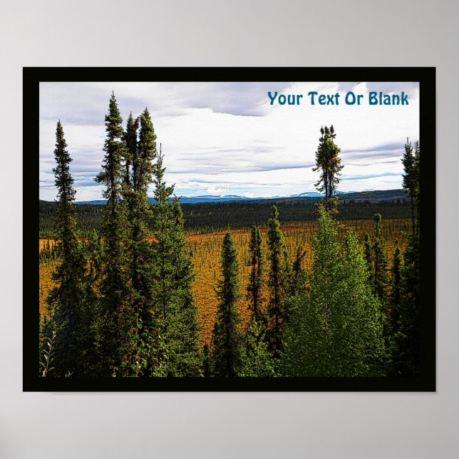 Poster Taiga été (Devant)