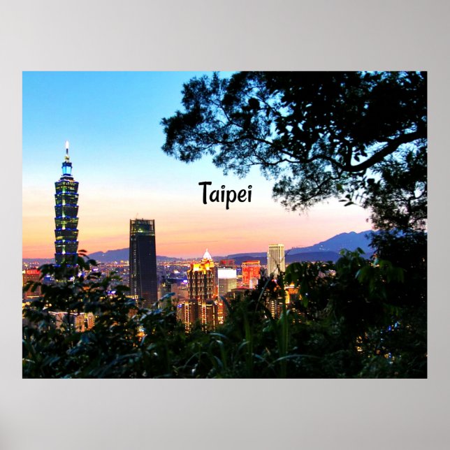 Poster Taipei, Taïwan (Devant)