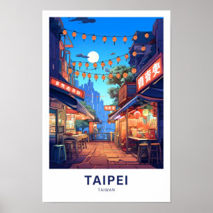 Poster Taïpei Taïwan Imprimer