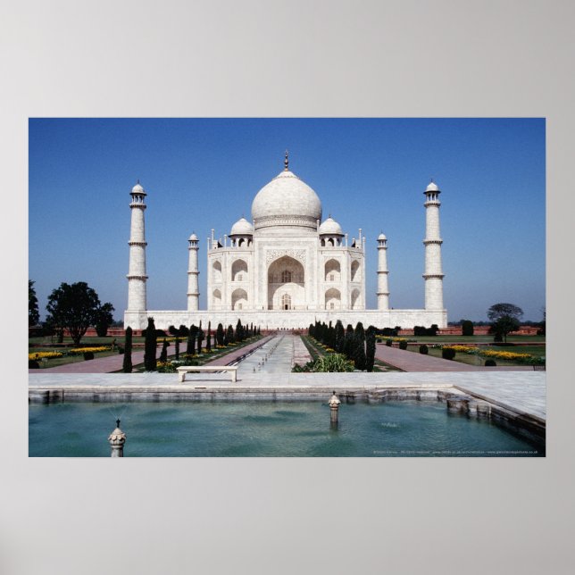 Poster Taj Mahal (Devant)