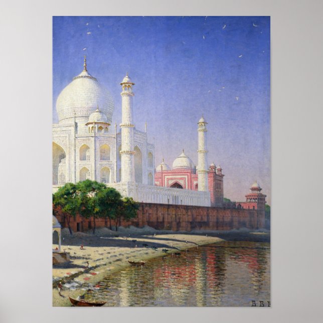 Poster Taj Mahal (Devant)