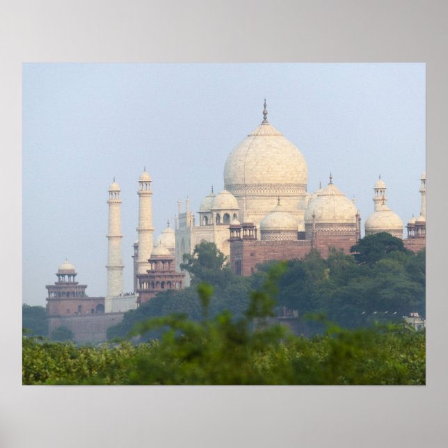 Poster Taj Mahal, Agra, Inde (Devant)