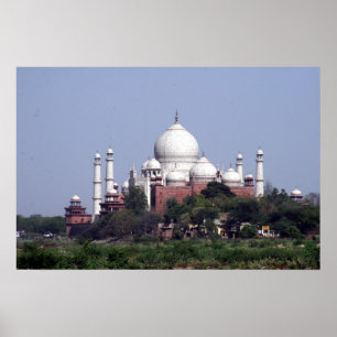 Poster taj mahal distant