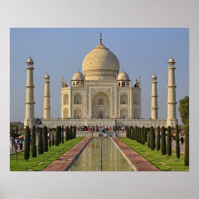 Poster Taj Mahal, un mausolée situé à Agra, Inde, 2 (Devant)