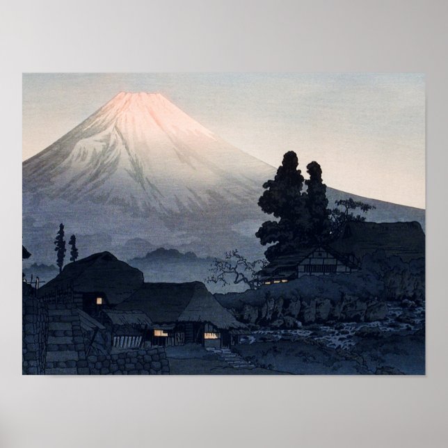 Poster Takahashi - Mont Fuji de Mizukubo (Devant)