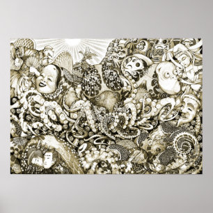 Poster Tako emaki300 @miyasan_art