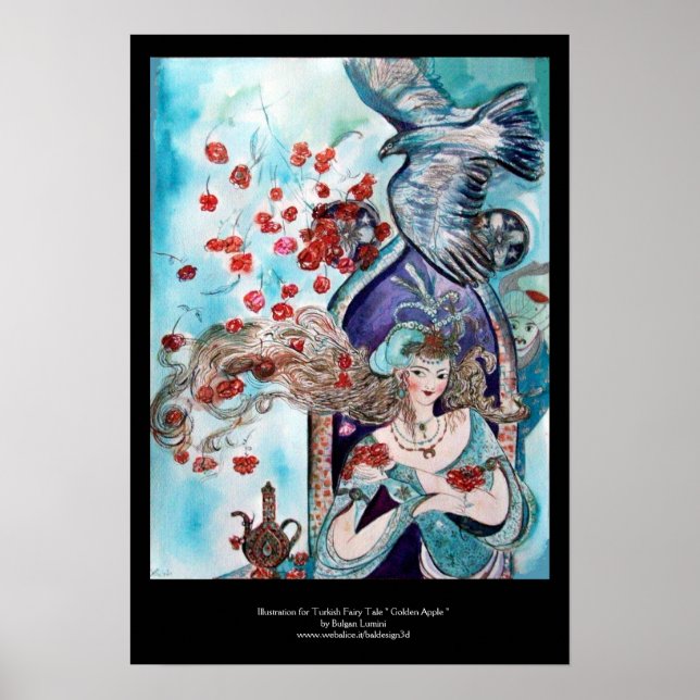 POSTER TALE DE FOI ORIENTAL / PRINCESS, ROSES ROUGES ET H (Devant)