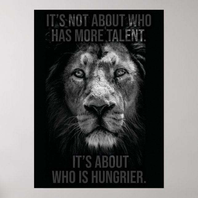 Poster Talents contre faim - Restez affamés - Succès du l (Devant)