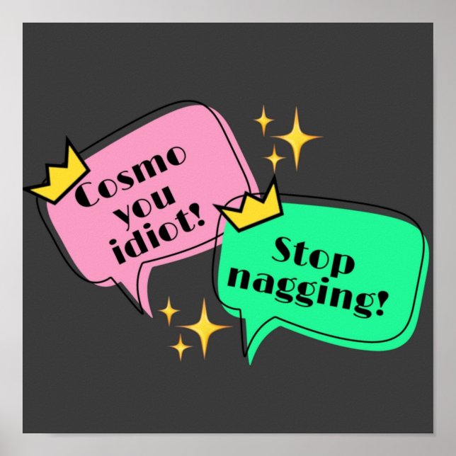 POSTER TALING BUBBLE WANDA COSMO (Devant)