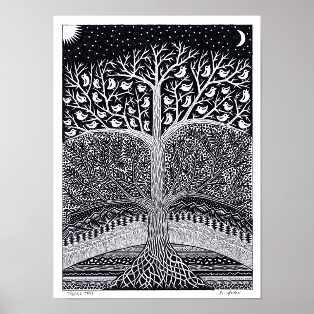 Poster Talking Tree (Devant)