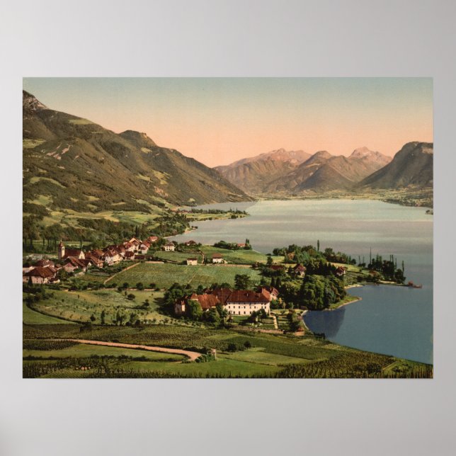 Poster Talloires, Annecy, France (Devant)