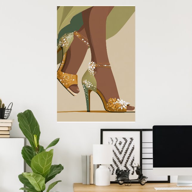 POSTER TALONS DE DESIGNER #3 (Bureau à domicile)