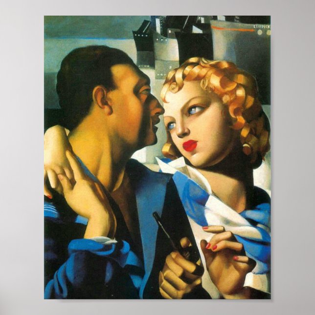 Poster Tamara de Lempicka - ldylle (Devant)
