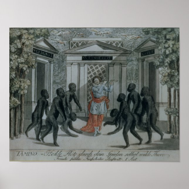 Poster Tamino joue la flûte magique (Devant)