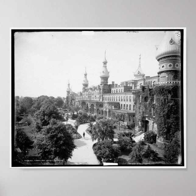 Poster Tampa Bay Hotel, Floride c1902 (Devant)