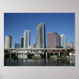 Poster Tampa centre-ville