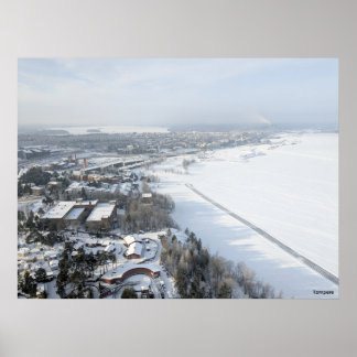 Poster Tampere en hiver