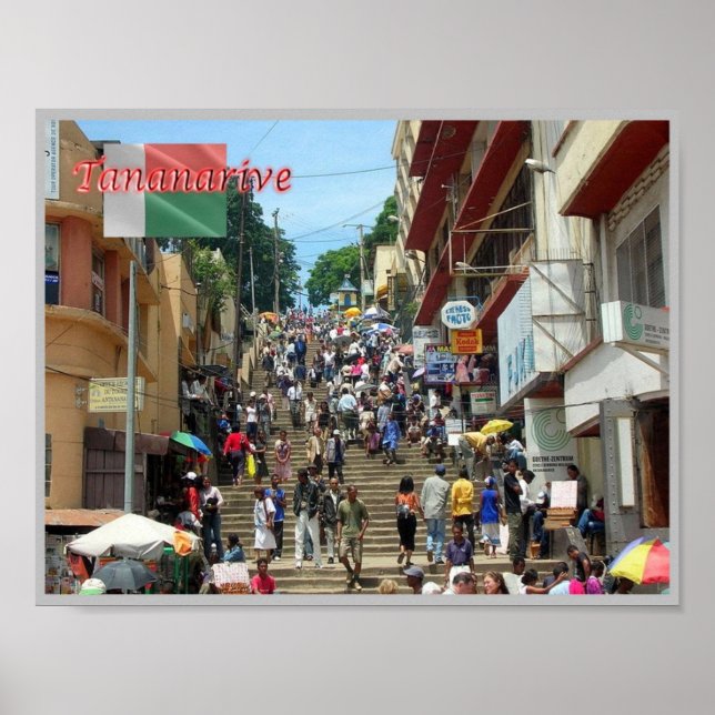 Poster Tananarive - Madagascar - (Devant)