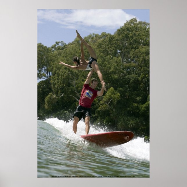 Poster Tandem Surf à Noosa 2009 (Devant)