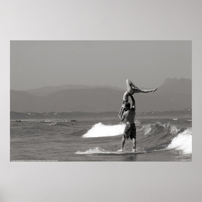Poster Tandem Surf couple (Devant)